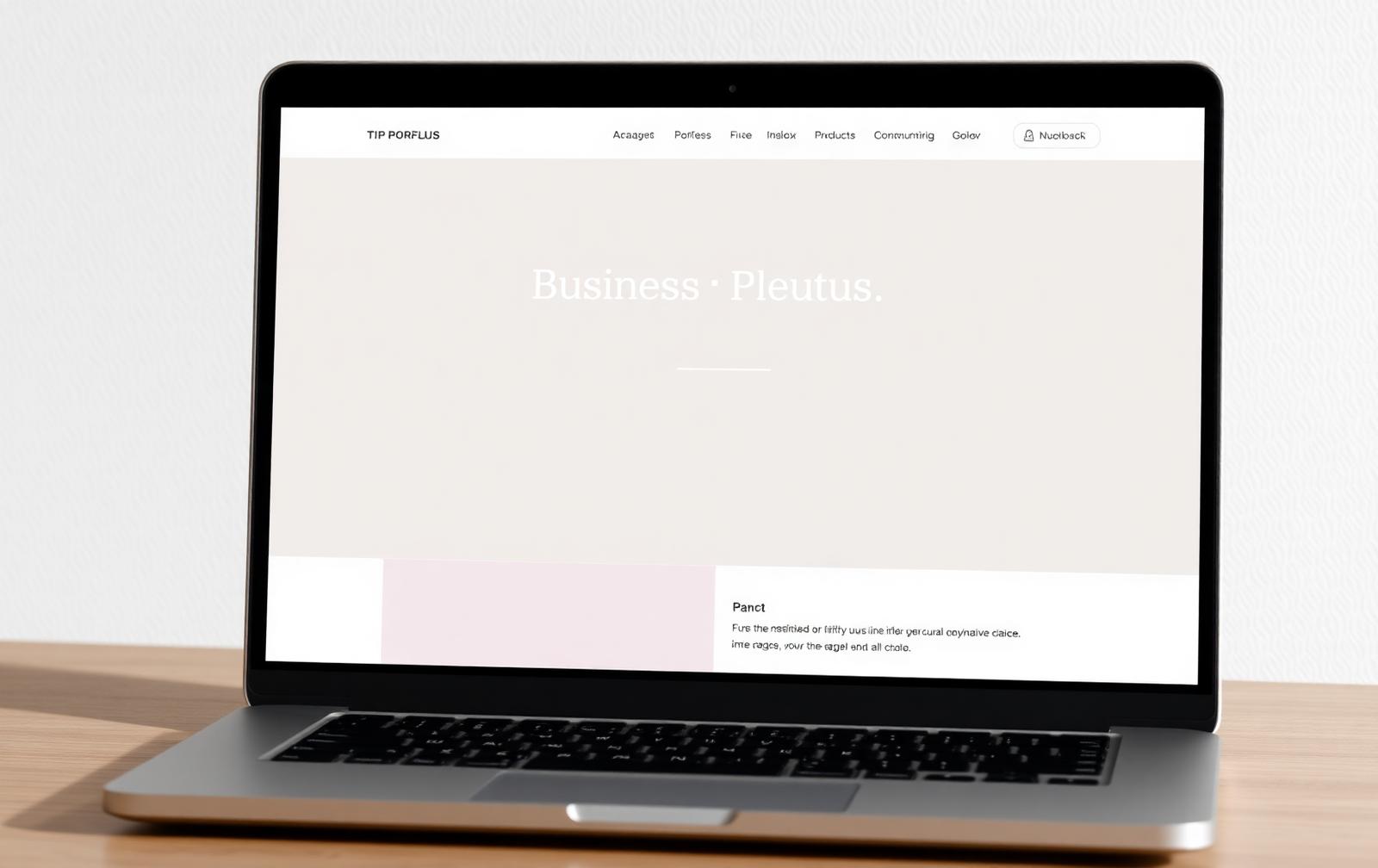 Mockup projektu Pixel Perfect